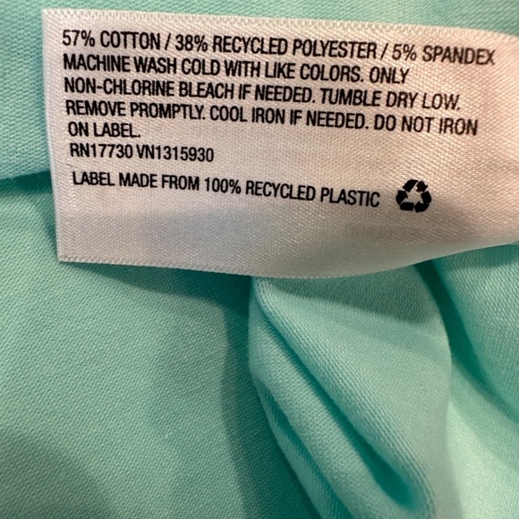 ☘️☘️☘️Wild Fable Women's Boxy T-Shirt Large Aqua Cuffed Short Sleeve ☘️☘️☘️ - Picture 8 of 8